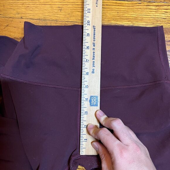 Lululemon Women's Burgundy Align™ High-Rise Leggings Pants Gym Workout Size 6 - Picture 4 of 7